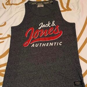 Jack & Jones Designer Fitted Mens Tank Top. Medium
